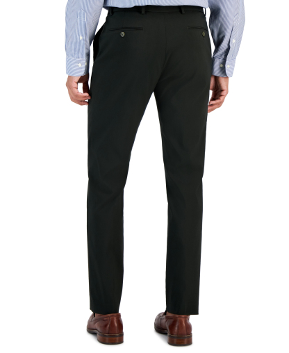 Tommy Hilfiger Men's Modern-Fit Stretch Dress Fall Pants - Olive Green