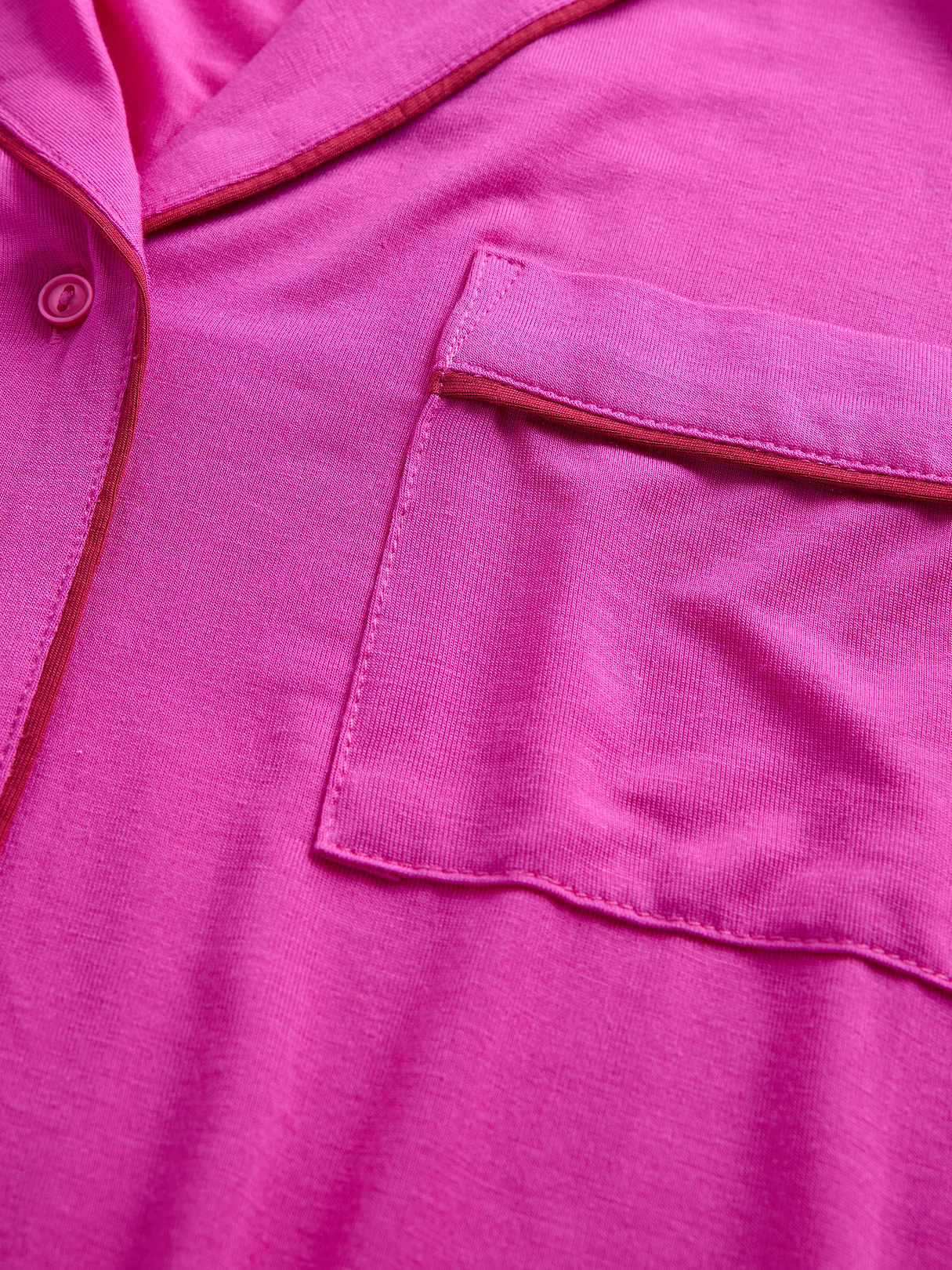 SoftMade Modal PJ Top - Bright fuchsia pink