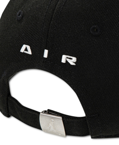 Jordan Boys' 8-20 Structured Strap Back Cap - Black