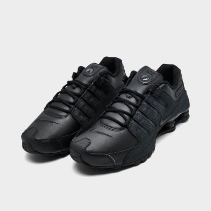 Men's Nithtke Shox NZ Casual Shoes - Black/Black/Black (378341-001) - Both shoes facing left
