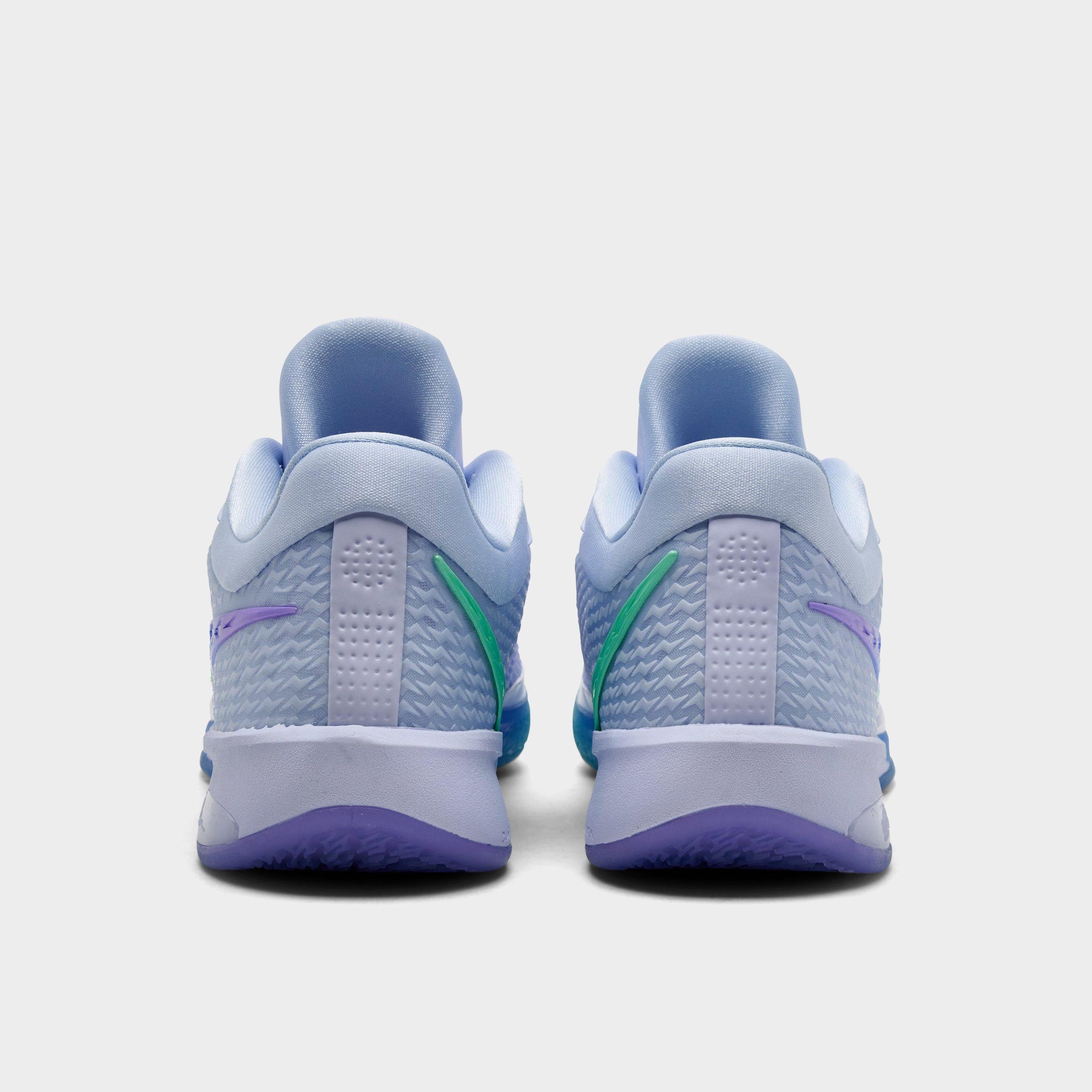 Nithtke Sabrina 4 Basketball Shoes - Palest Purple/Green Glow/Atomic Violet/Victory Lapis - Back view