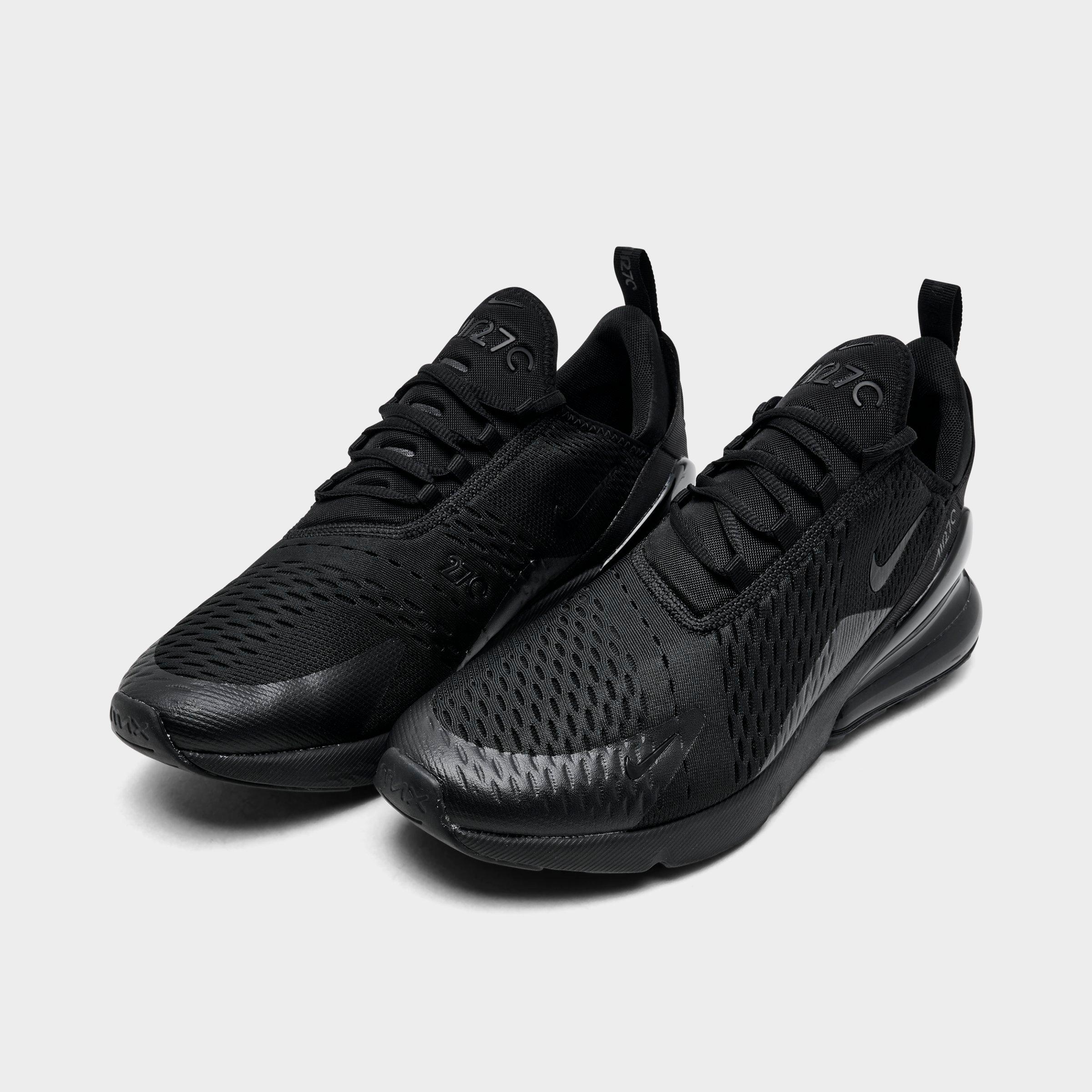 Men's Nithtke Air Max 270 Casual Shoes - Part 1 - Black/Black/Black - Both shoes facing left