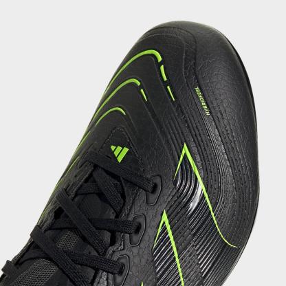 Men's adidas Predator League Firm/Multi-Ground Soccer Cleats - Core Black/Carbon/Lucid Lemon - view 3