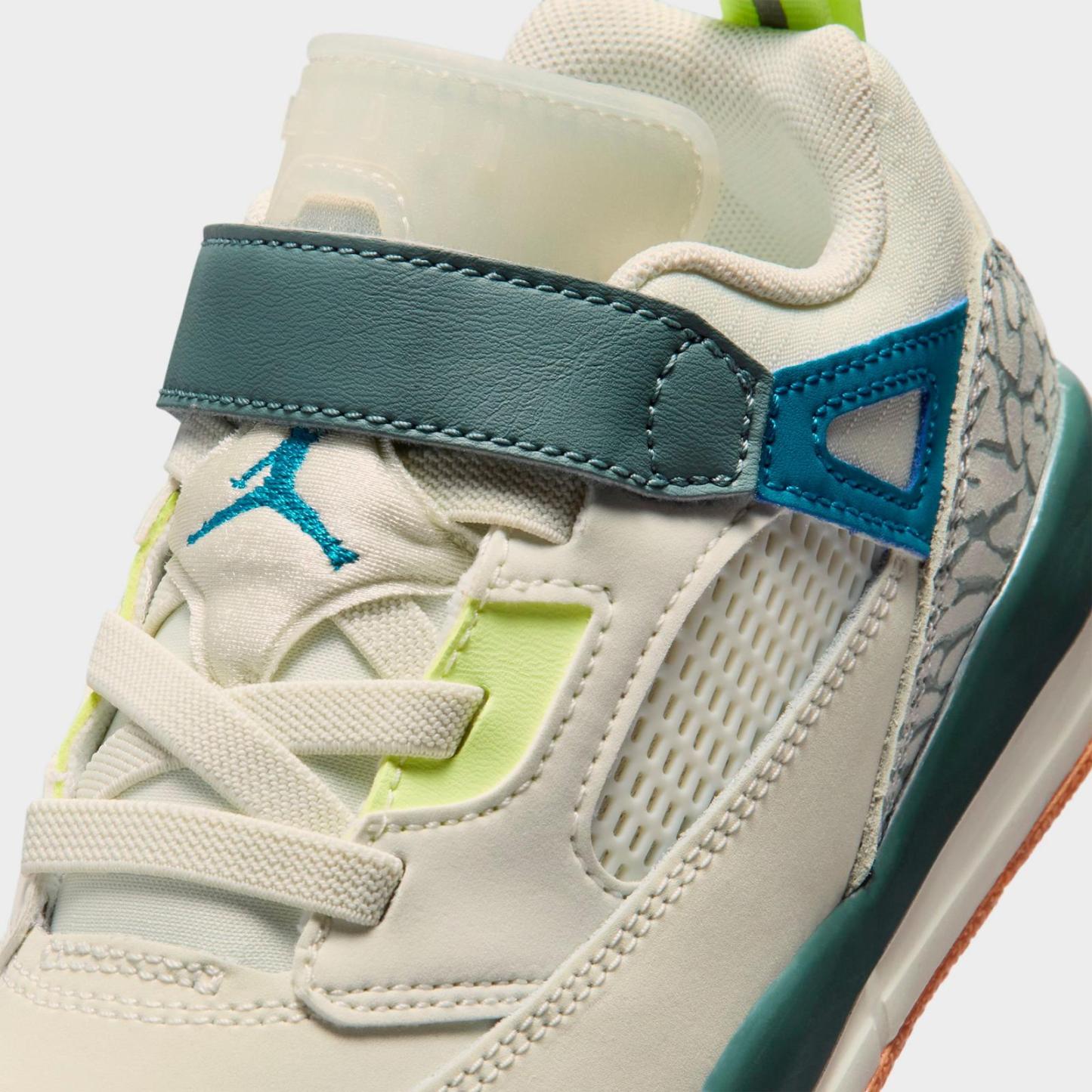 Little Kids' Jordan Spizike Low Casual Shoes - Sea Glass/Dusty Sage/Light Lemon Twist/Green Abyss - view 3