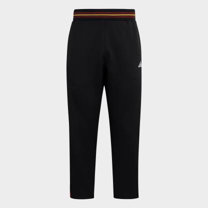 Men's adidas Louisville Cardinals Basketball Pants - Black/Team Power Red