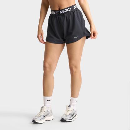Women's Nike Pro 2-in-1 Shorts - Black/White