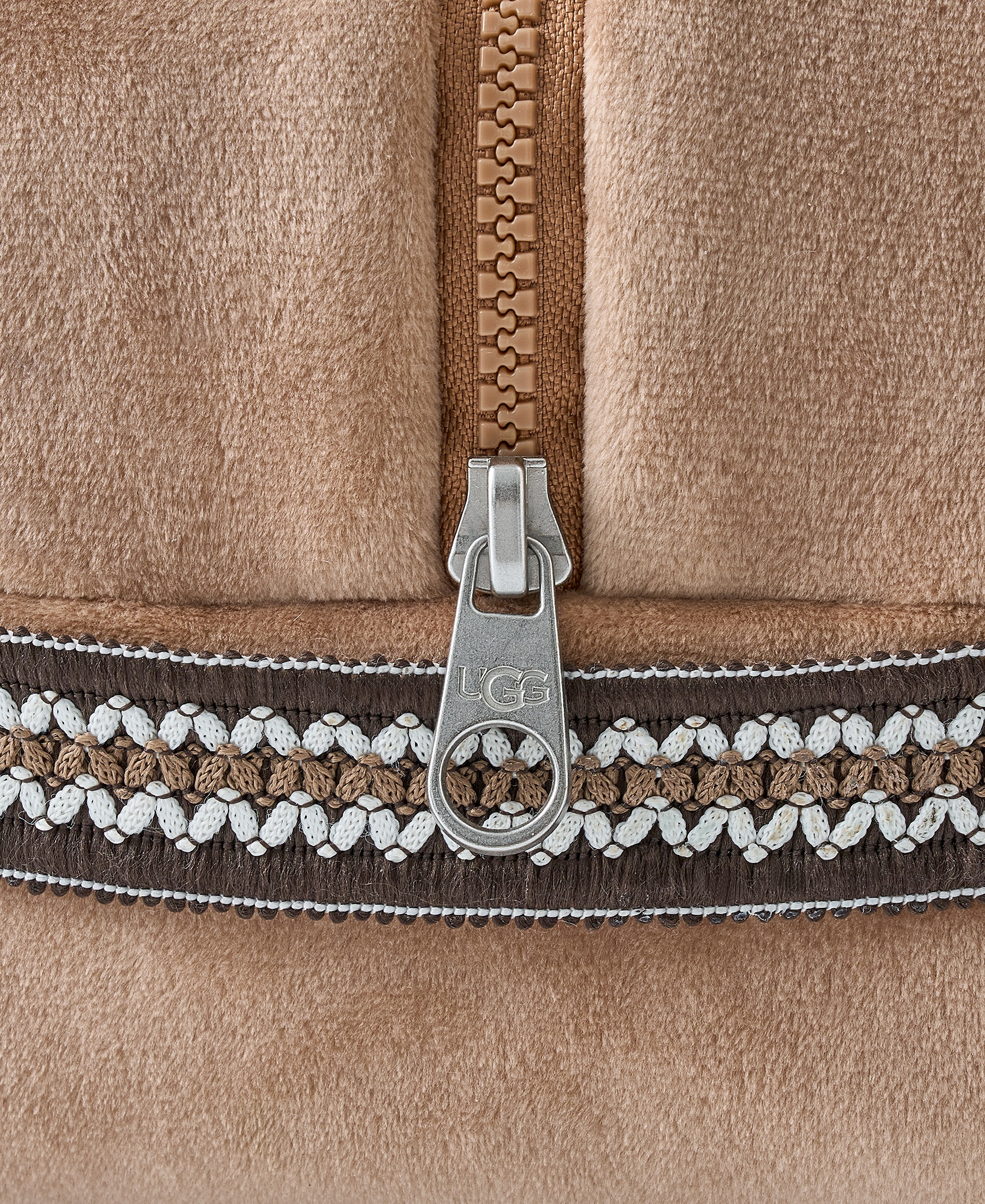 UGG® Raegan 3-Piece Throw, Eye Mask and Case Gift Set - Chestnut