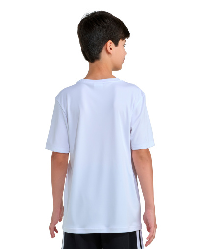 adidas Boys' 8-20 Graphic Print Crewneck T-Shirt - Blue