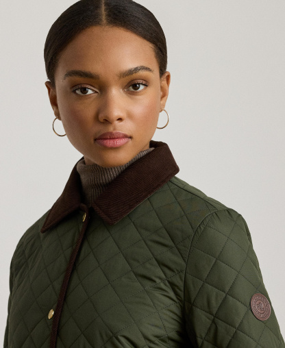 Lauren Ralph Lauren Women's Diamond-Quilted Coat, Created for Macy's - Litchfield Loden