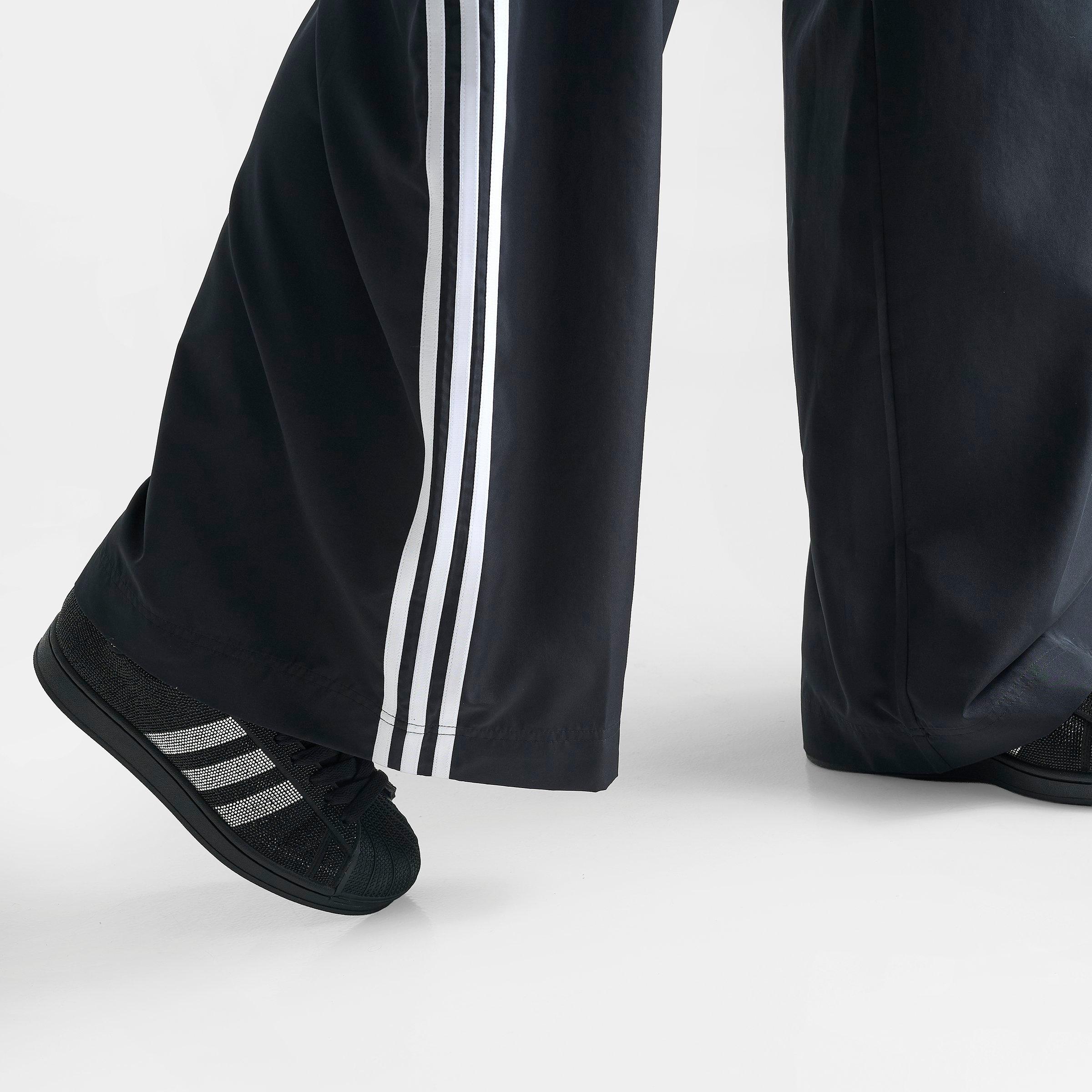 Women's adidas Originals Firebird Adilenium Woven Track Pants - Black/White