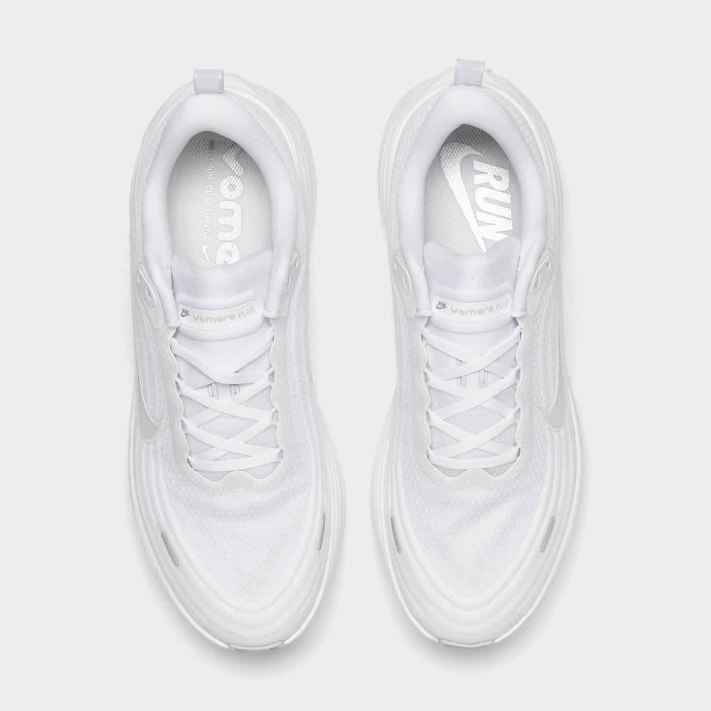 Men's Nithtke Vomero Plus Running Shoes - Part 1 - White/Photon Dust/Metallic Silver/Summit White - Top view