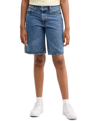 Levi's Women's Mid-Rise Baggy Jort - Twisted Stone