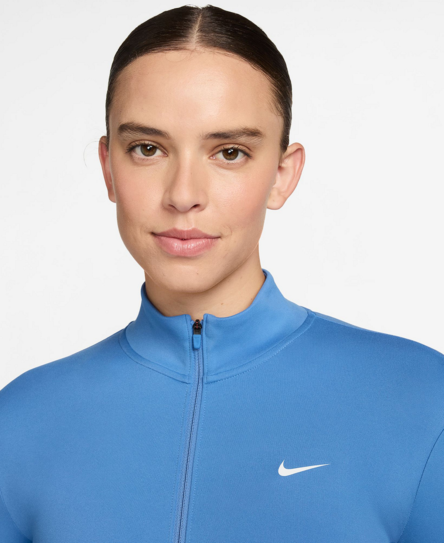 Nike Women's Fitted Full-Zip Jacket - University Blue/white