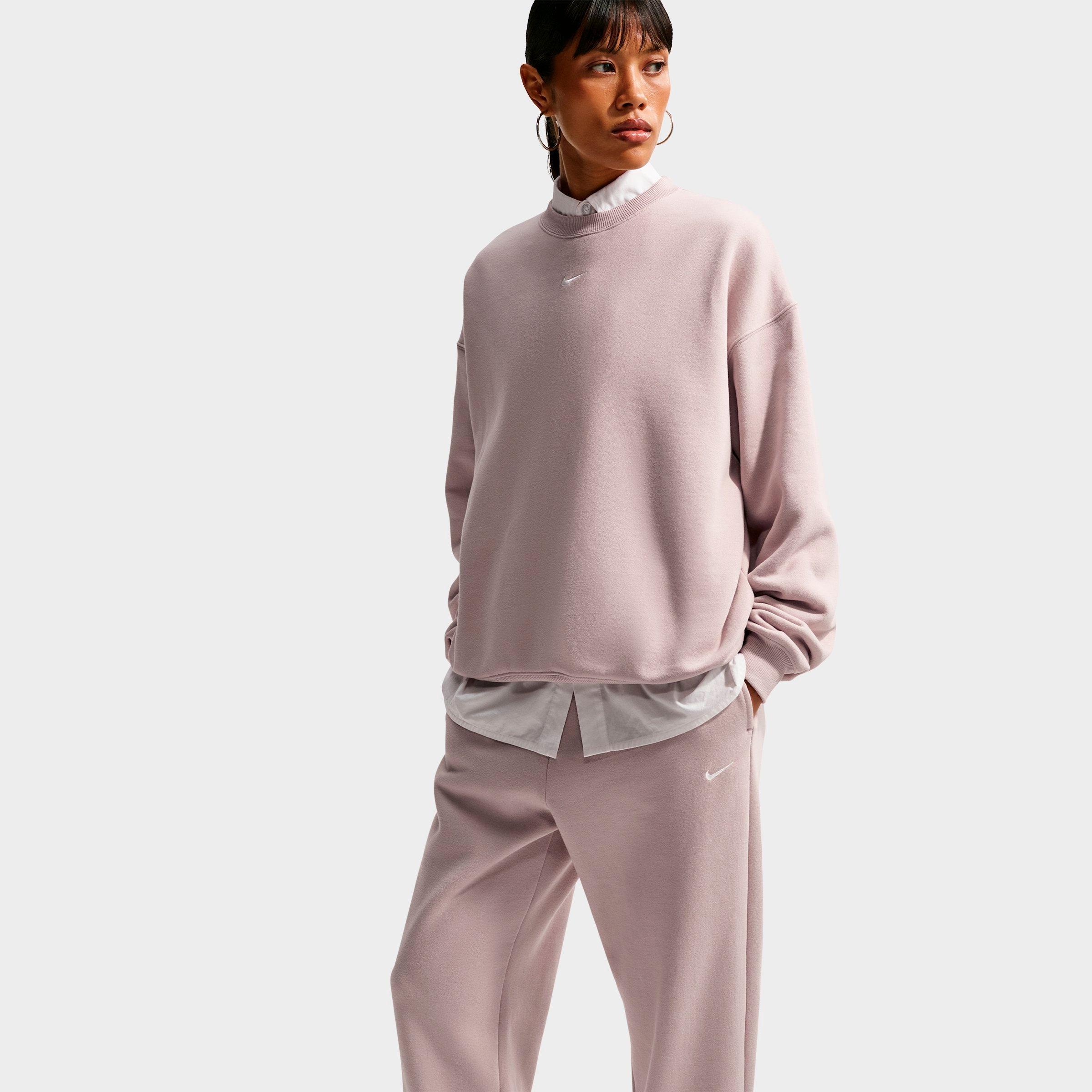 Women's Nithtke Studio Fleece Medium-Weight Camo High-Rise Oversized Cuffed Pants - Cream II/Sail