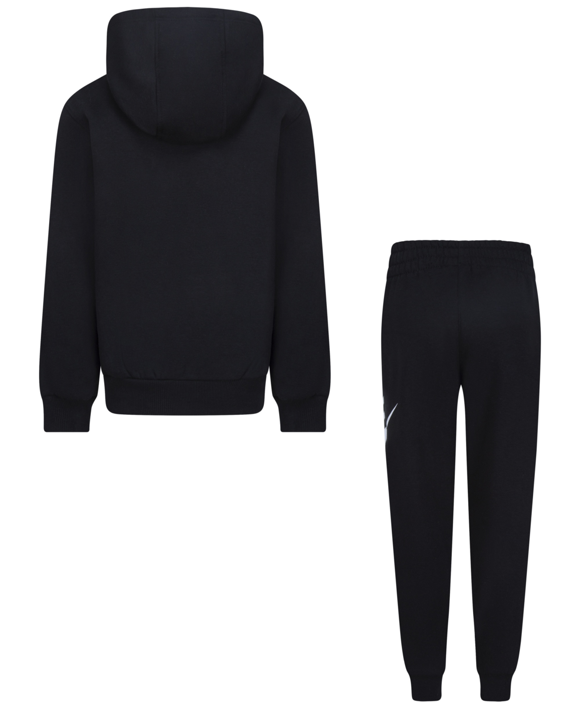 Nike Boys' 4-7 Club Fleece Logo Hoodie and Sweatpants, 2-Piece Set - Black