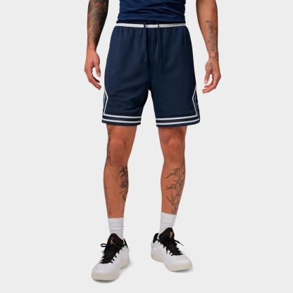 Men's Jordan Sport Dri-FIT Mesh Diamond Shorts - Midnight Navy/White - view 1