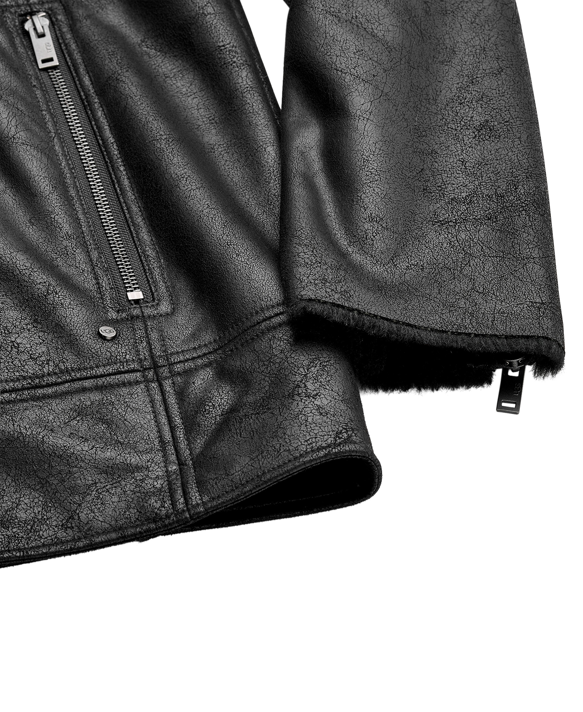 UGG® Men's Thayden Luxefluff Fleece Lined Jacket - Black