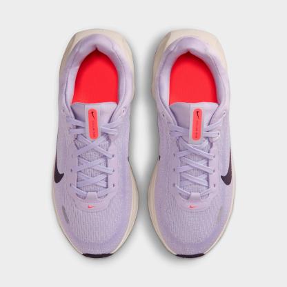 Big Kids' Nithtke Stellar Ride Running Shoes - Violet Mist/Barely Grape/Hot Lava/Purple Dynasty - Top view