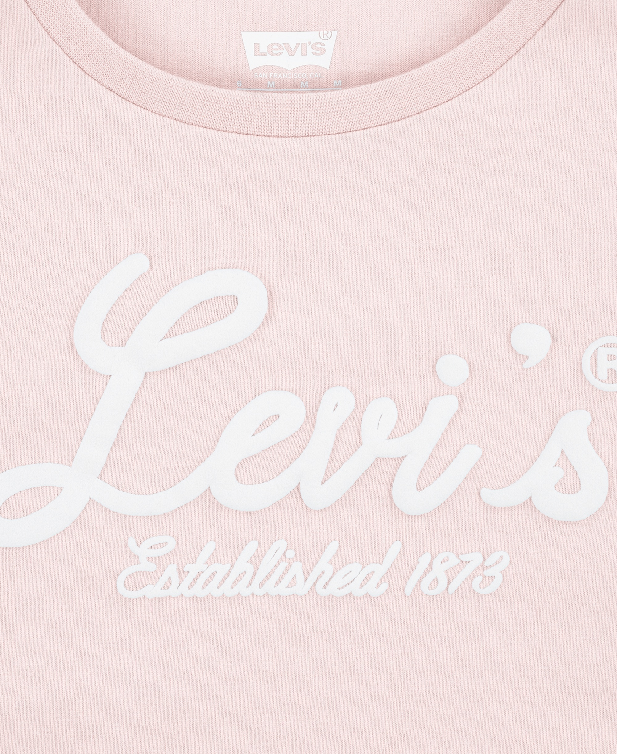 Levi's Big Girls Script Logo Graphic T-Shirt - Lotus Pink