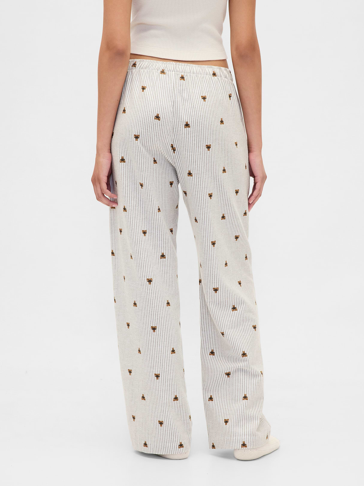 Adult Softest Flannel PJ Pants - Brannan bear brown