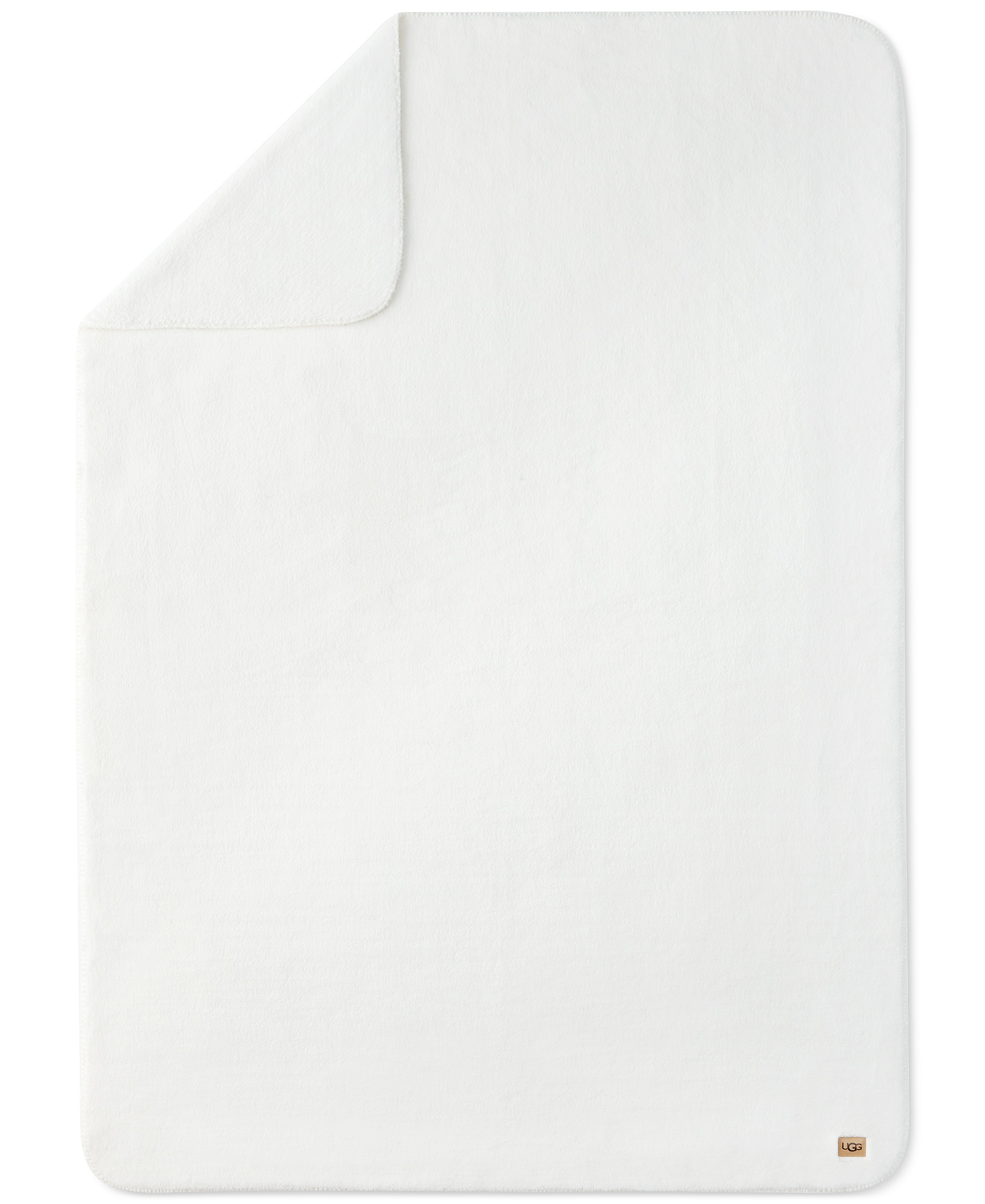 UGG® Saige Plush Throw, 50" x 70" - Snow