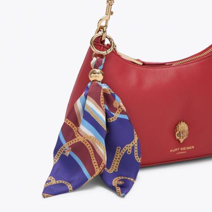 Kurt Geiger London Sloane Hobo Cross Body Bag - Red - view 6