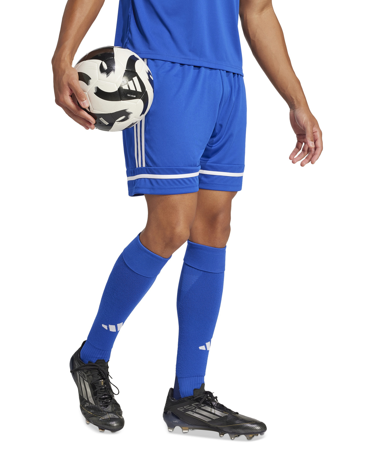adidas Men's Regular-Fit Squad 25 Logo Shorts - Royblu/roy