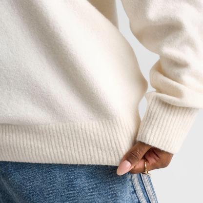Women's adidas Originals Athletic Dept. Knitted Sweater - Wonder White