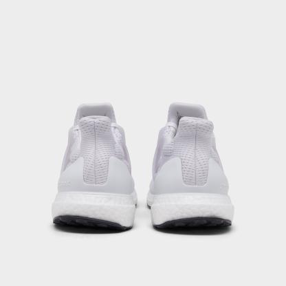 Men's adidas Ultraboost 1.0 Running Shoes - White/White/White - Back view