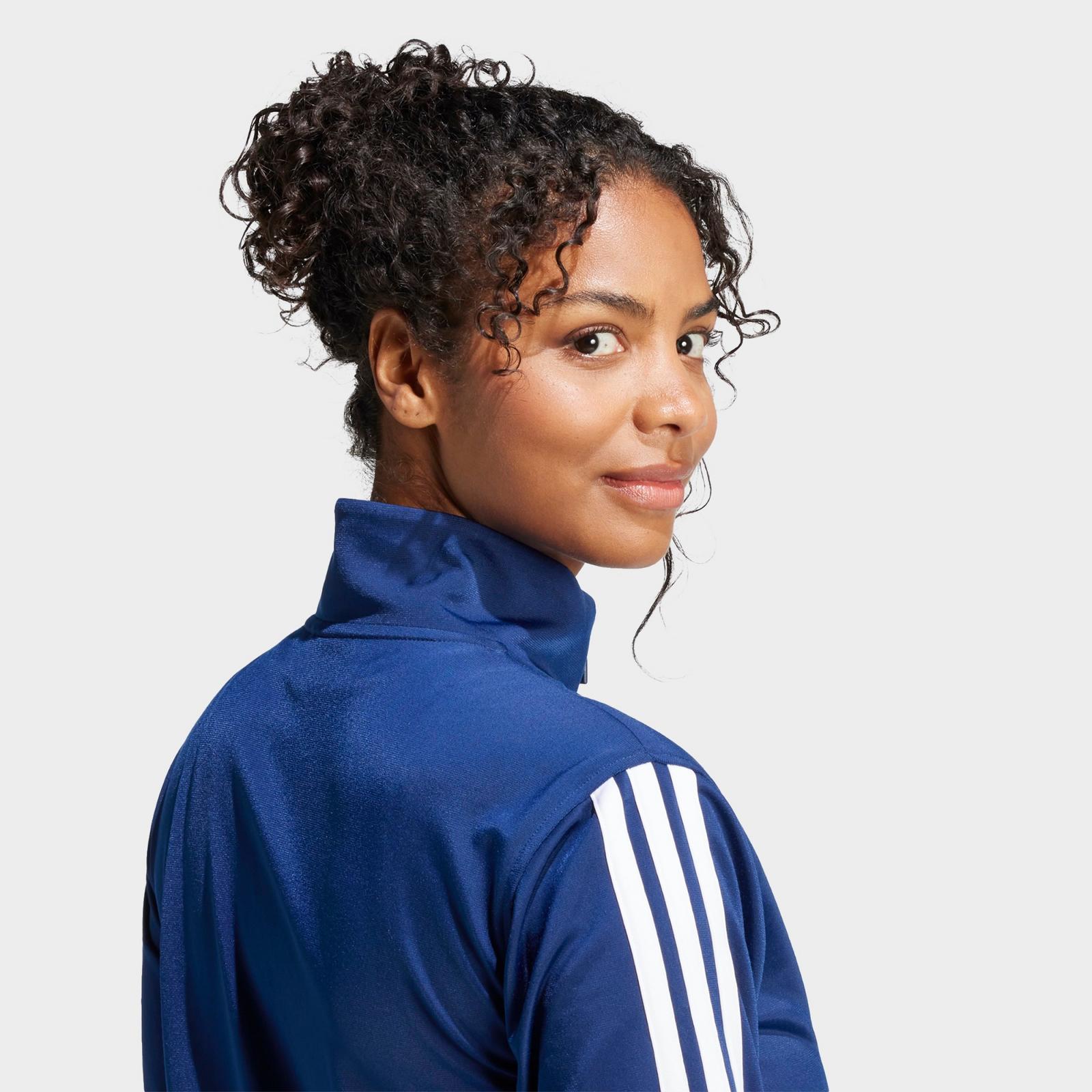 Women's adidas Sportswear DAYREADY Track Top - Dark Blue/White - view 5