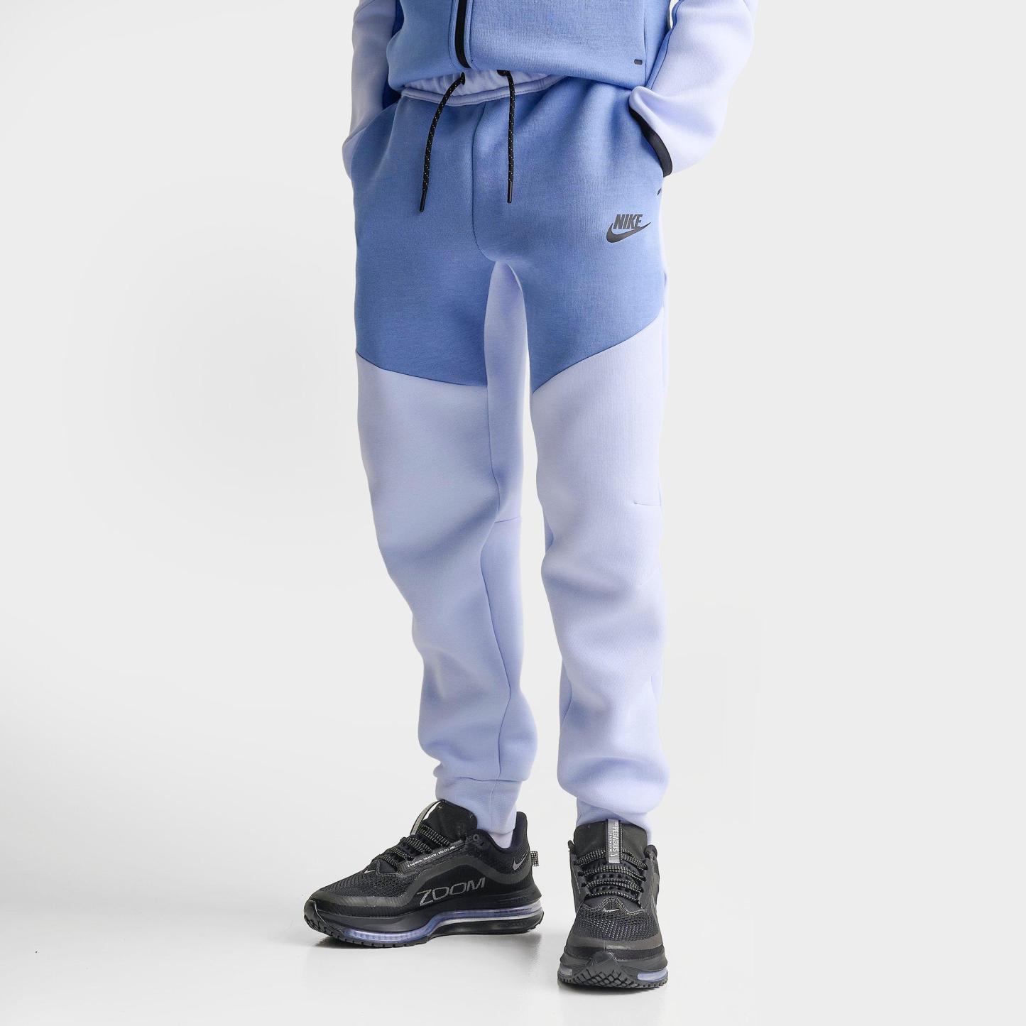 Big Kids' Nithtke Sportswear Tech Fleece Reflective Jogger Pants - Hydrogen Blue/Work Blue/Black