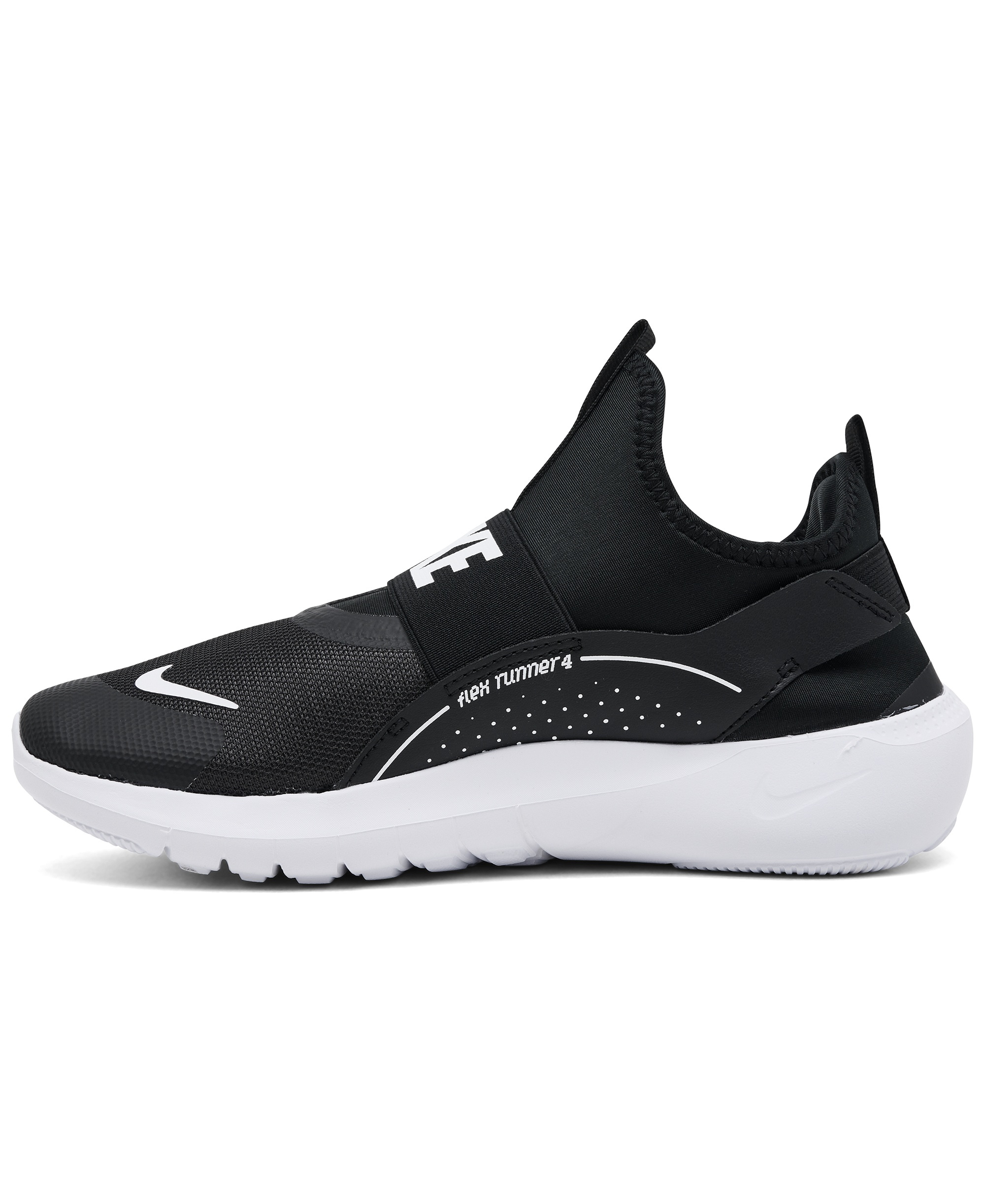 Nike Big Kids Flex Runner 4 Slip-On Running Sneakers from Finish Line - Black