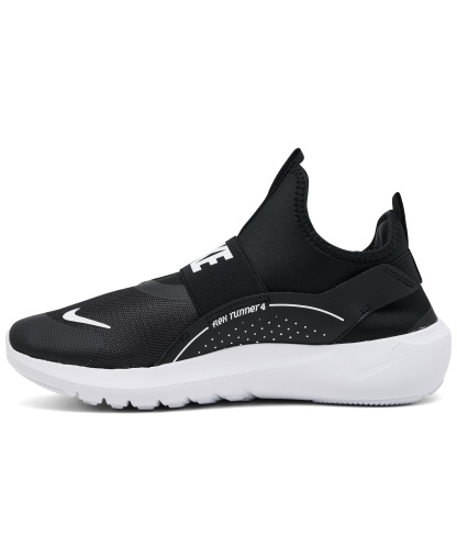 Nike Big Kids Flex Runner 4 Slip-On Running Sneakers from Finish Line - Black
