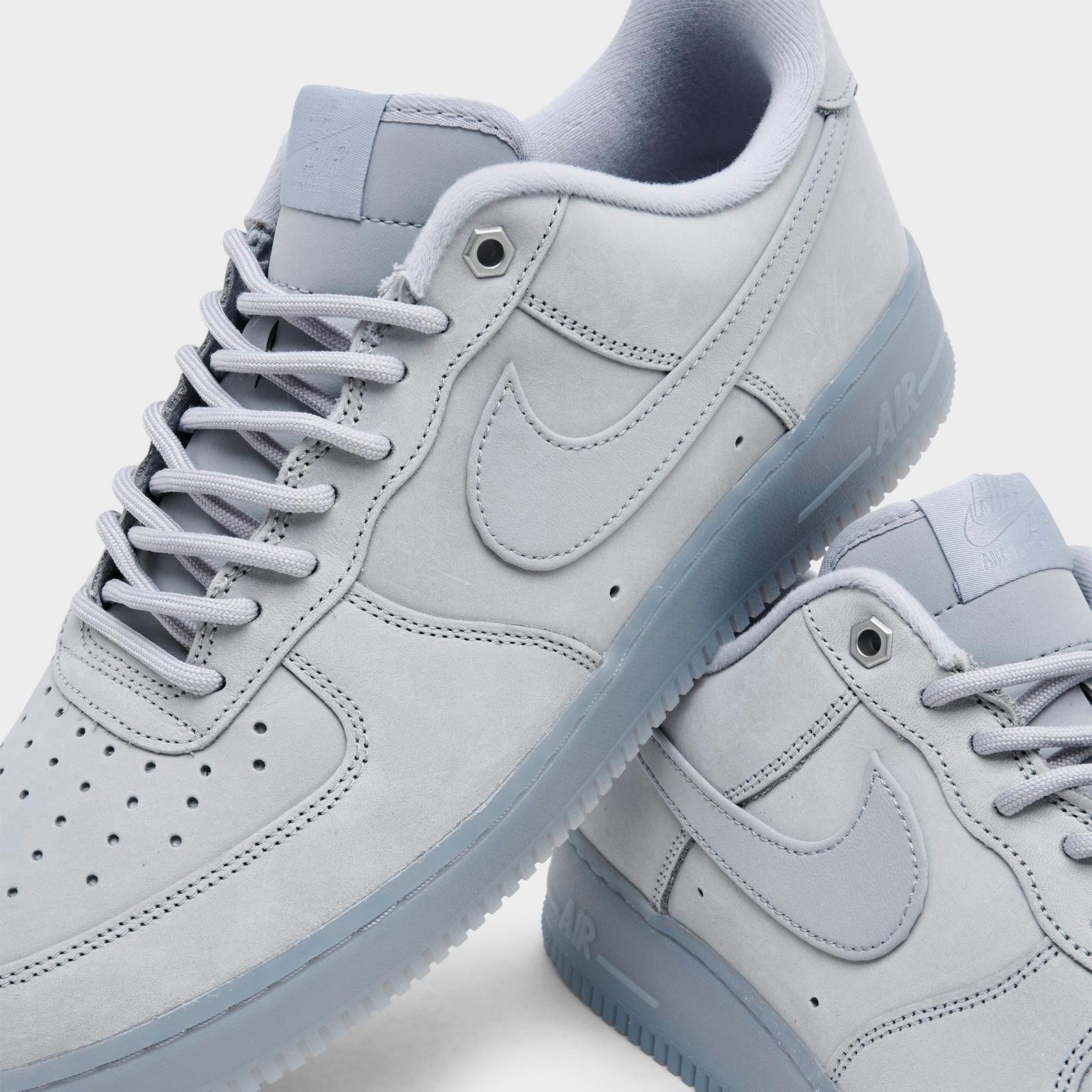 Men's Nike Air Force 1 '07 WB Casual Shoes - Wolf Grey/Black/Wolf Grey