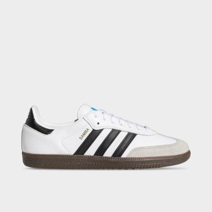 Men's adidas Originals Samba ADV Skateboarding Shoes - White/Black/Gum - view 1