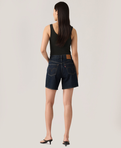Levi's Premium Women's High-Rise Baggy Denim Shorts - Remember T