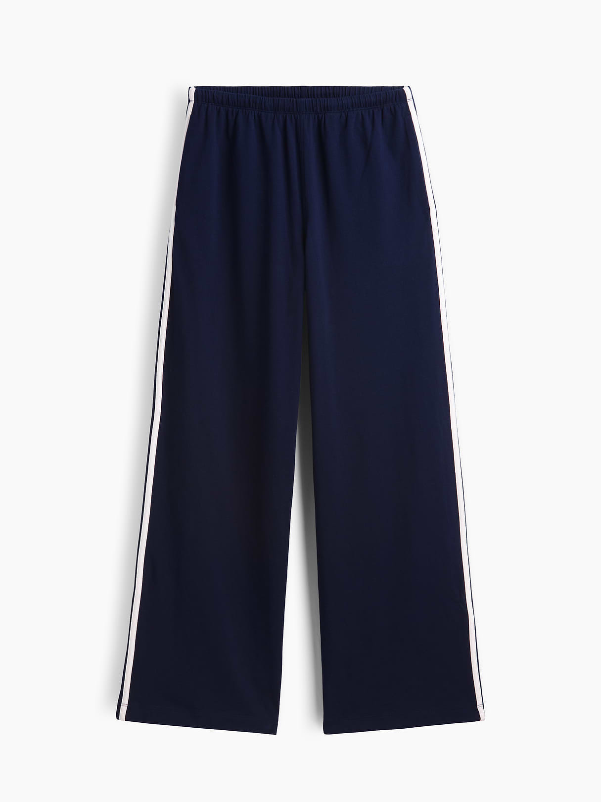 Knit Relaxed Track Pants - Navy blue uniform