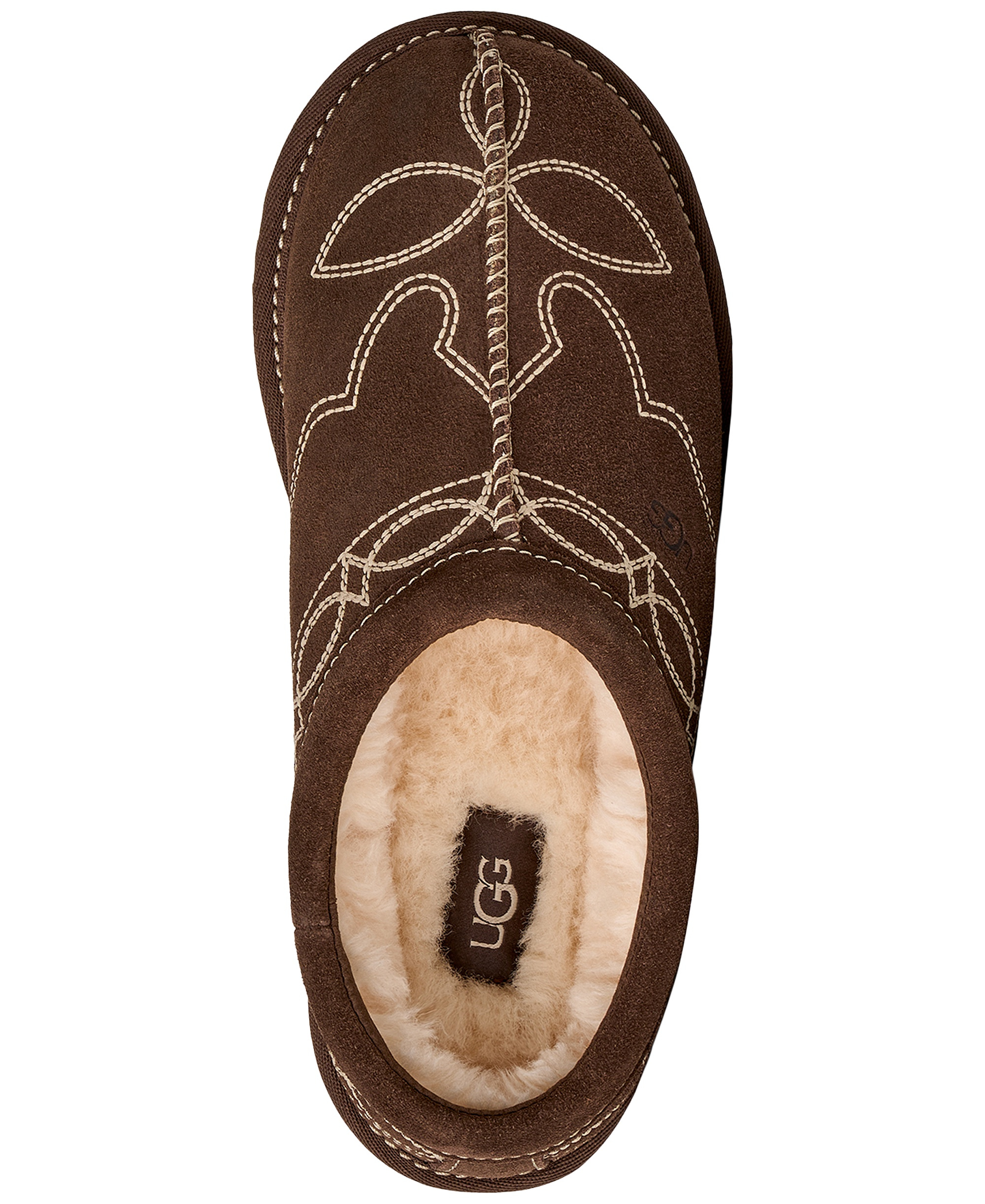 UGG® Women's Tasman Western Slip-On Slippers - Burnt Cedar