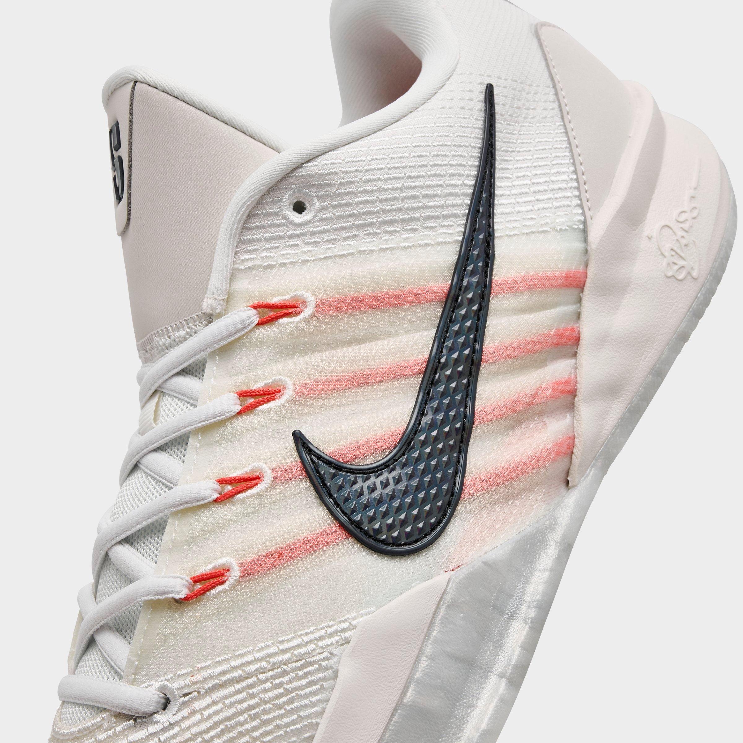 Nithtke Sabrina 3 Basketball Shoes - Phantom/Ivory/Rush Coral/Black - Detail shot
