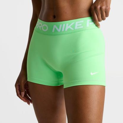 Women's Nithtke Pro Mid-Rise 3" Biker Shorts - Illusion Green/White