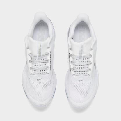 Men's Nithtke Pegasus Premium Running Shoes - Part 1 - White/Metallic Silver/Metallic Silver - Top view