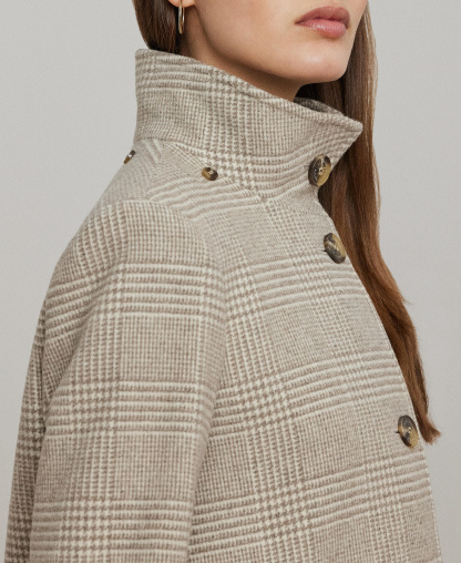 Lauren Ralph Lauren Women's Icon Hooded A-Line Coat, Created for Macy's - Camel/Cream