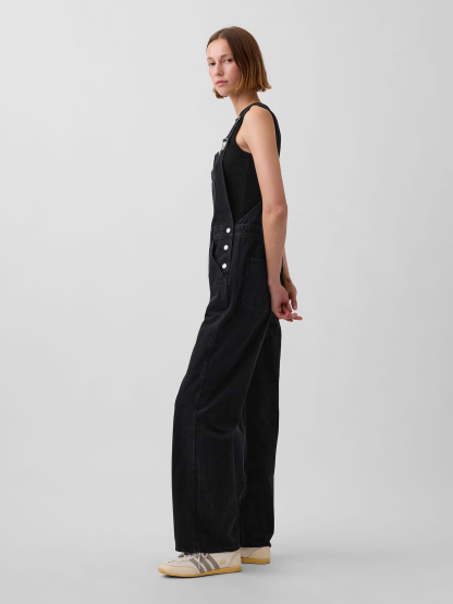 Loose Overalls - Black wash