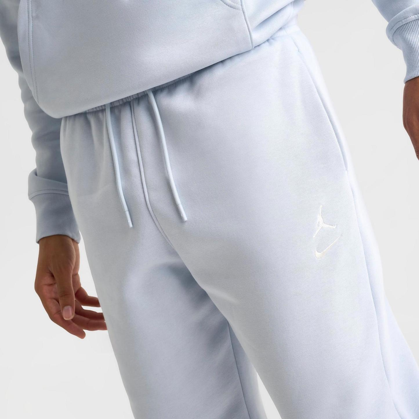 Men's Jordan Swoosh Brooklyn Fleece Jogger Pants - Aura/Pale Ivory - view 5