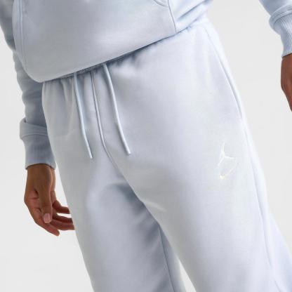 Men's Jordan Swoosh Brooklyn Fleece Jogger Pants - Aura/Pale Ivory - view 5