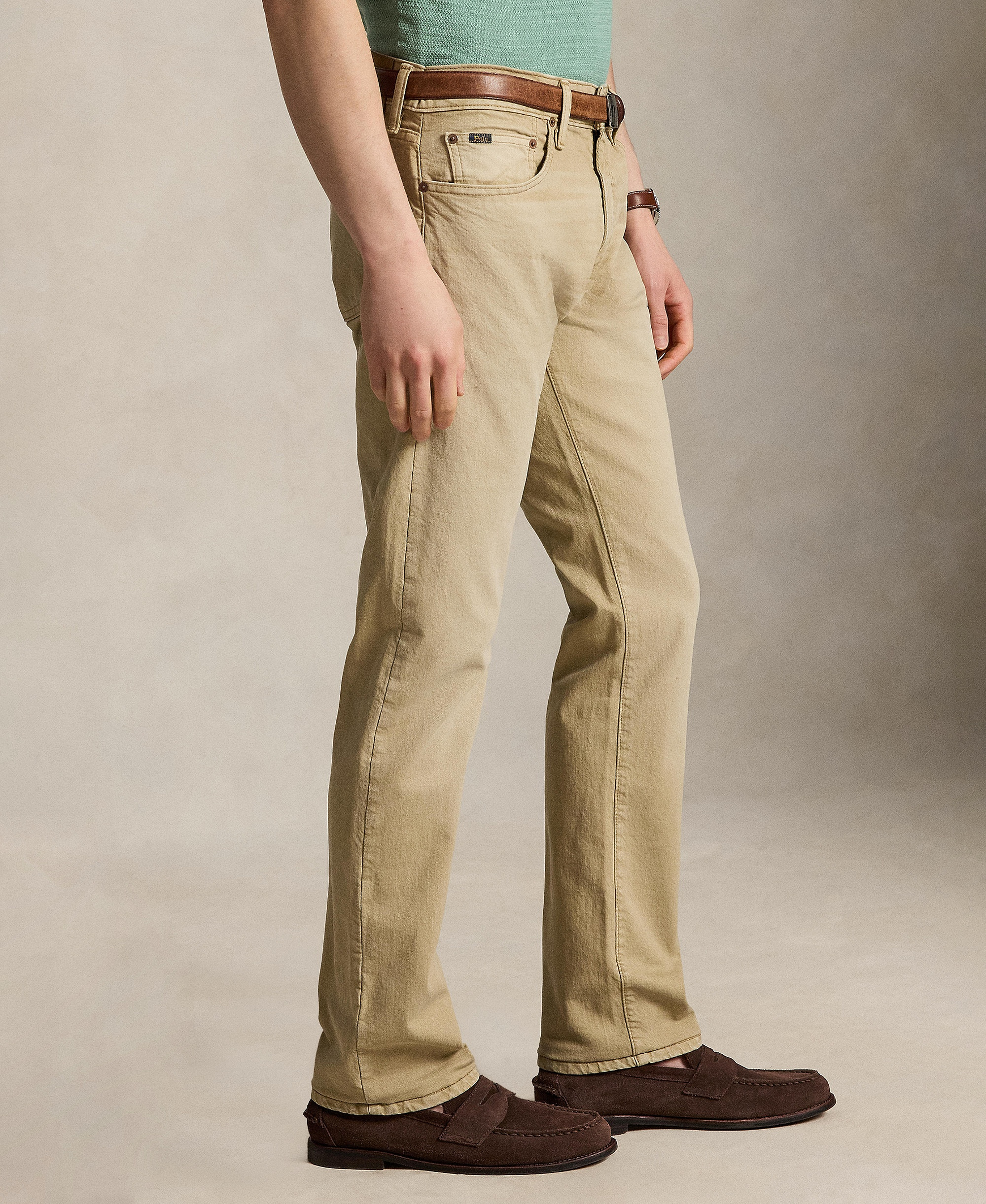 Polo Ralph Lauren Men's Varick Slim Straight Stretch Jeans - Khaki Hill
