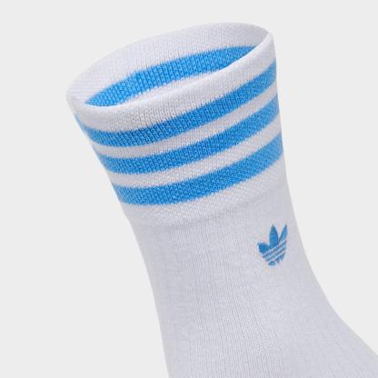 adidas Originals U Argentina Roller Crew Socks (3-Pack) - Blue Burst/White/Blue - view 4