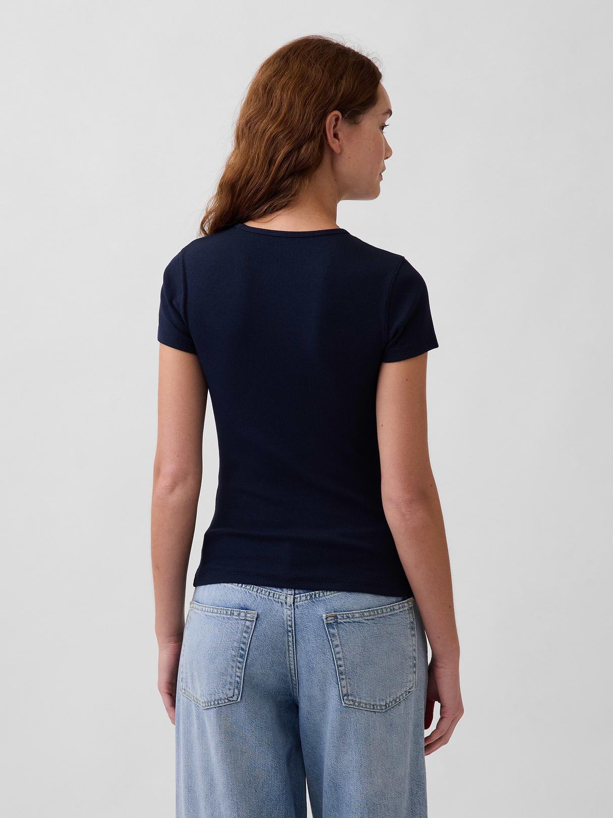 Modern Rib T-Shirt - New classic navy blue