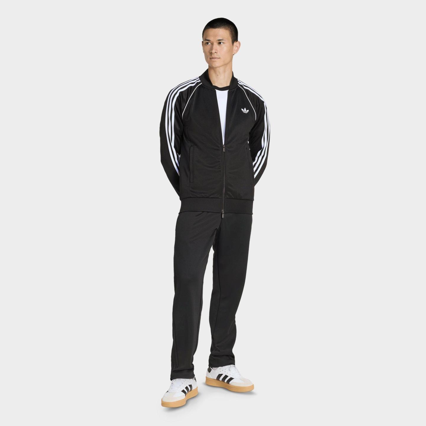Men's adidas Originals SST Full-Zip Track Top - Black
