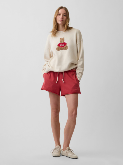 100% Cotton Oversized Sweater - Brannan bear beige